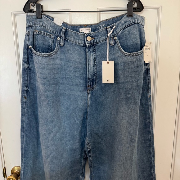 Good American Blue Wide Leg Jeans - Picture 2 of 9